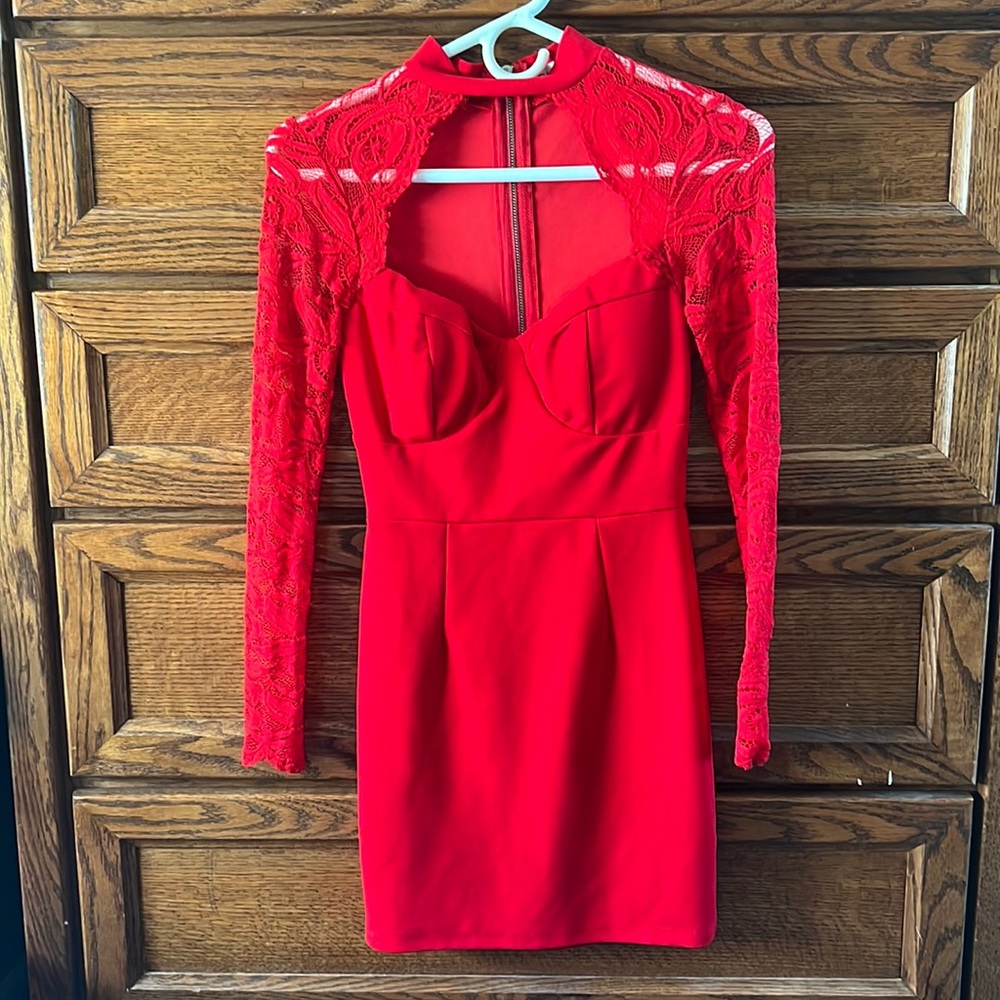 Red Hello Molly dress